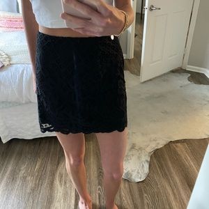 Black Lace skirt